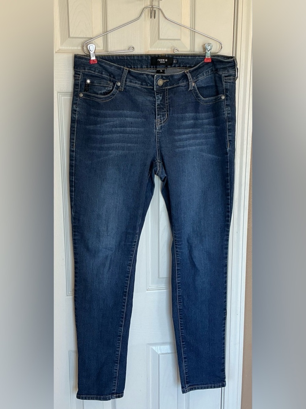Torrid Women’s Jeans Dark Indigo High Rise Stretch Skinny Denim Jeans Size 16R